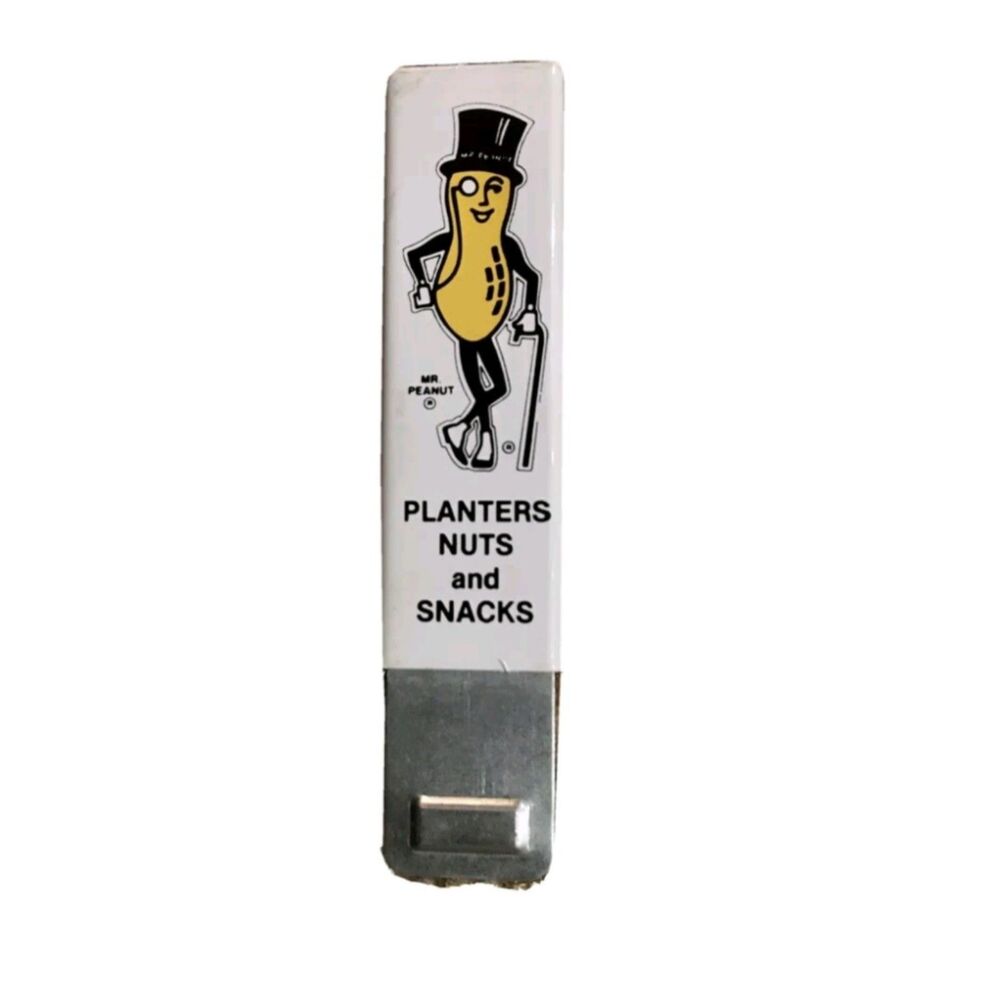 Planters Mr. Peanut Razor Nut Cutter Box Blade Old Store Stock Vintage 1990 Cool